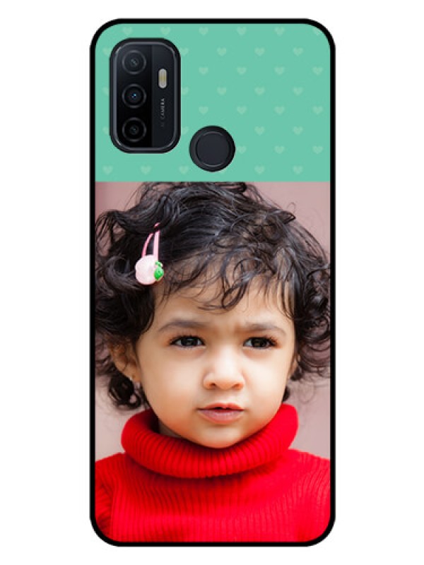 Custom Oppo A53 Custom Glass Phone Case  - Lovers Picture Design