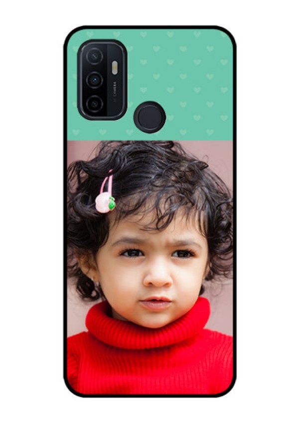 Oppo A53 Custom Glass Phone Case  - Lovers Picture Design