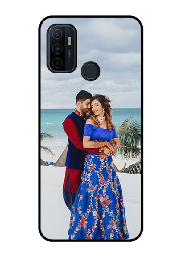 Oppo A53 Photo Printing on Glass Case  - Upload Full Picture Design