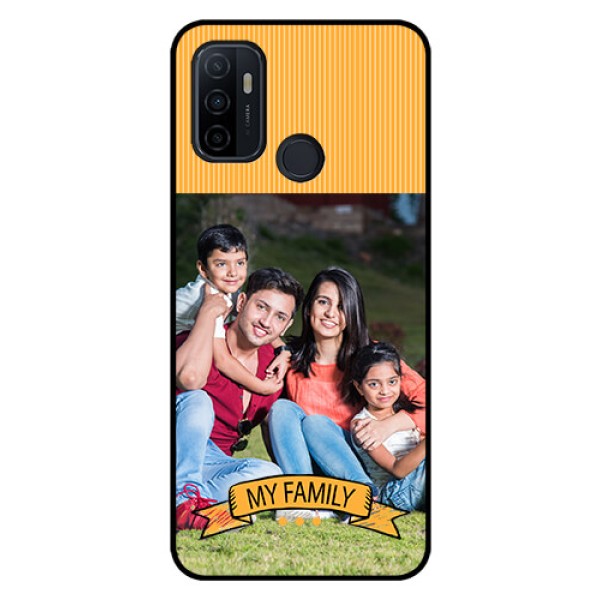 Oppo A53 Custom Glass Phone Case  - My Family Design