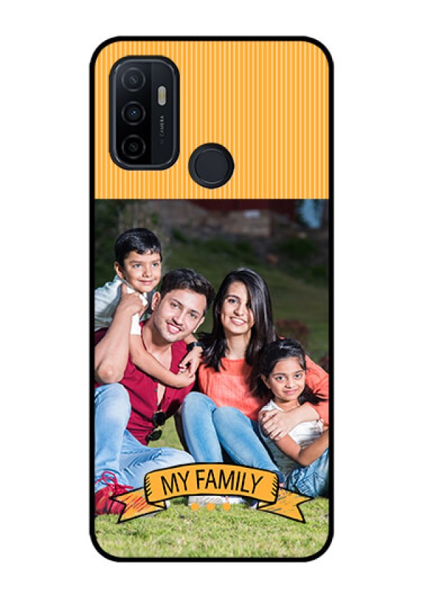 Oppo A53 Custom Glass Phone Case  - My Family Design