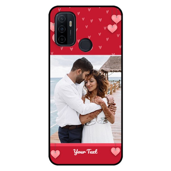 Oppo A53 Custom Glass Phone Case  - Valentines Day Design