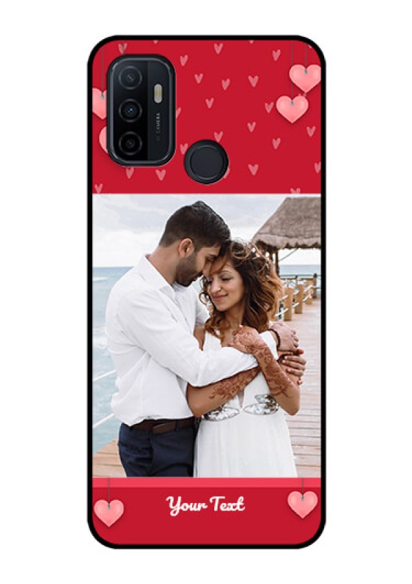 Oppo A53 Custom Glass Phone Case  - Valentines Day Design
