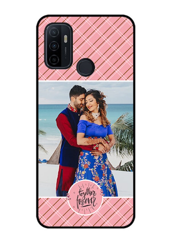Oppo A53 Personalized Glass Phone Case  - Together Forever Design