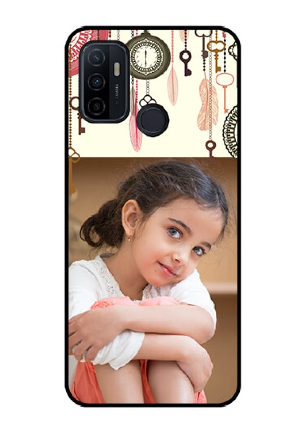 Oppo A53 Custom Glass Mobile Case  - Boho Style Design