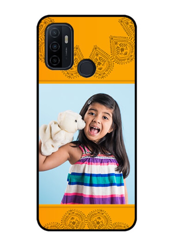 Oppo A53 Personalized Glass Phone Case  - Photo Wedding Design 
