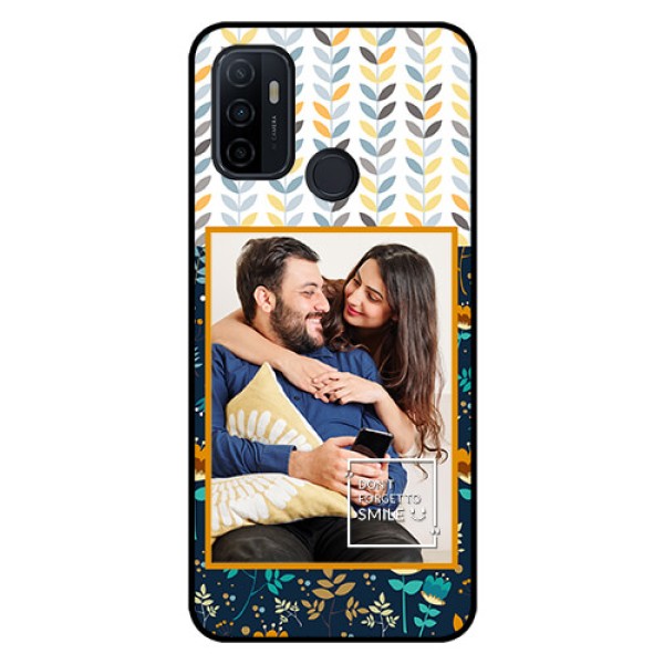 Oppo A53 Custom Glass Mobile Case - Pattern Design Oppo A53 Custom Glass Mobile Case - Pattern Design