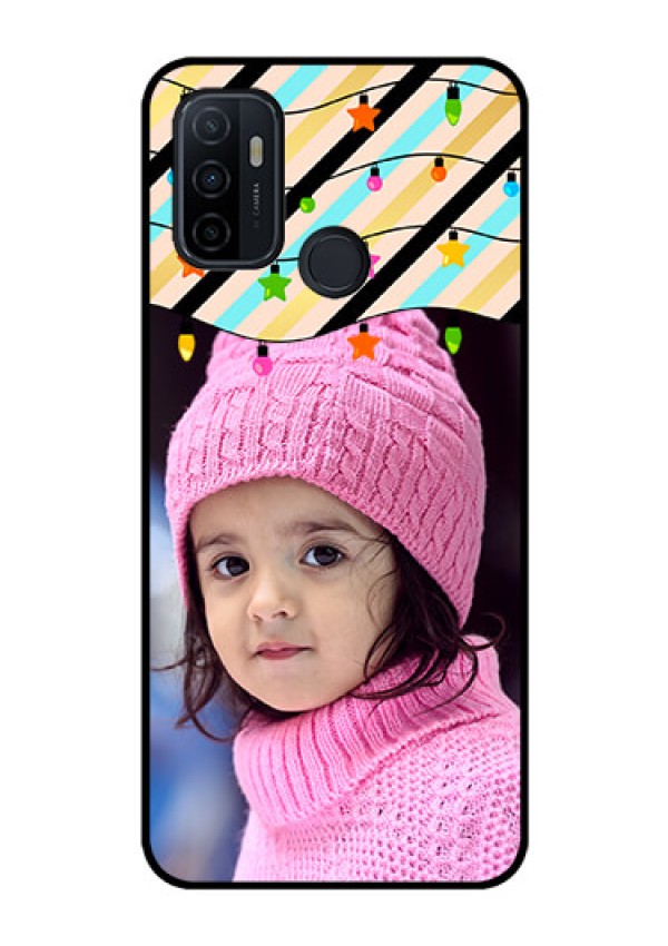 Oppo A53 Custom Glass Mobile Case  - Lights Hanging Design