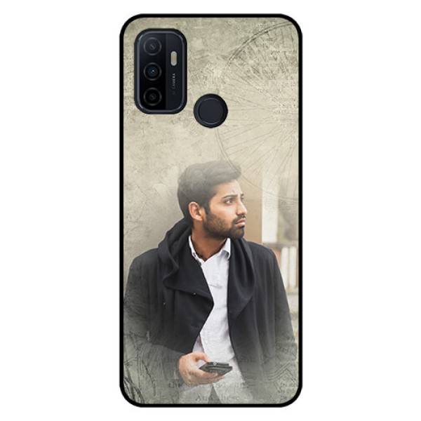 Oppo A53 Custom Glass Phone Case  - with vintage design