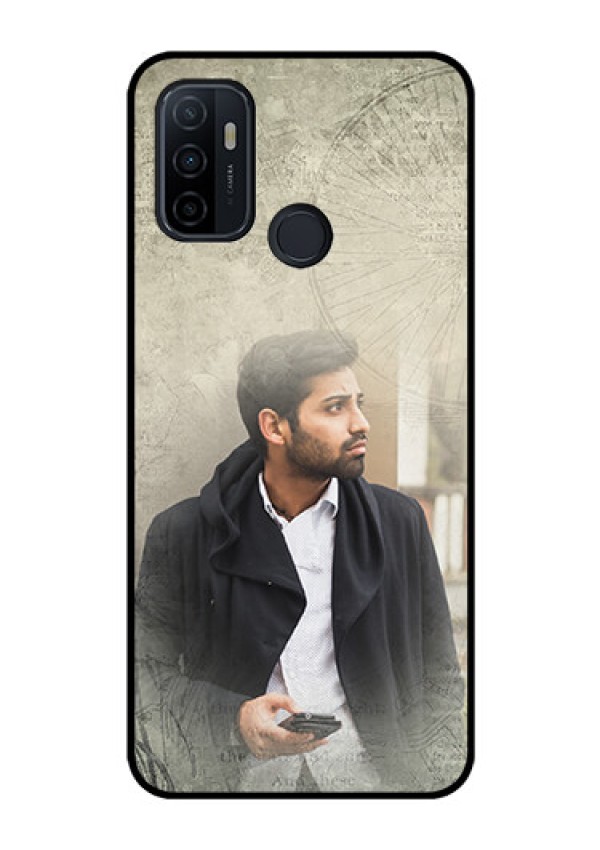 Oppo A53 Custom Glass Phone Case  - with vintage design