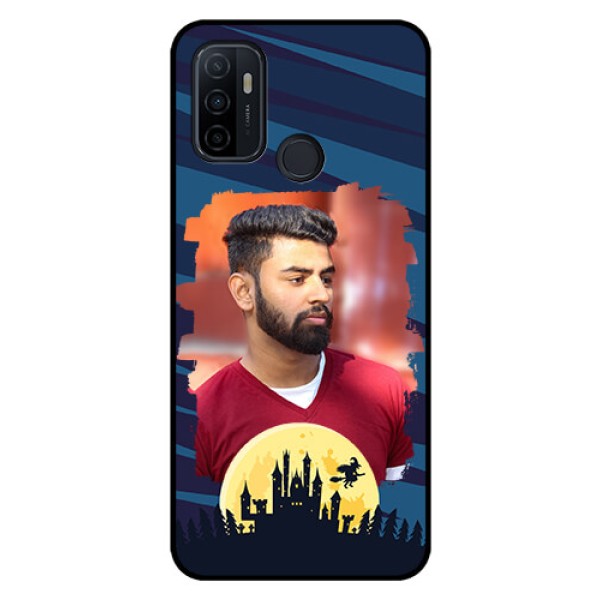 Oppo A53 Photo Printing on Glass Case - Halloween Witch Design Oppo A53 Photo Printing on Glass Case - Halloween Witch Design