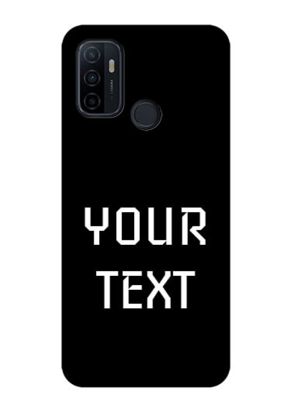 Oppo A53 Your Name on Glass Phone Case