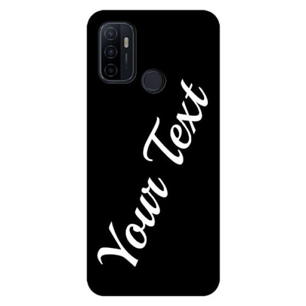 Oppo A53 Custom Glass Mobile Cover with Your Name
