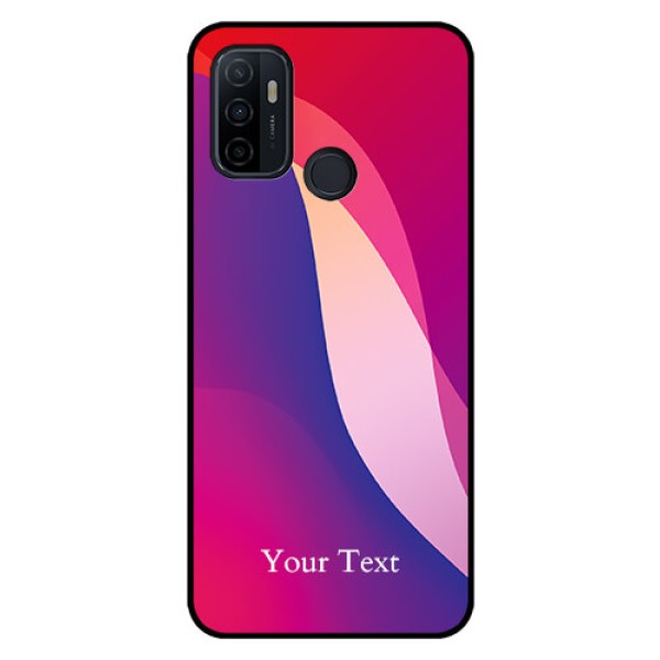 Oppo A53 Personalized Glass Phone Case - Digital abstract Overlap Design Oppo A53 Personalized Glass Phone Case - Digital abstract Overlap Design