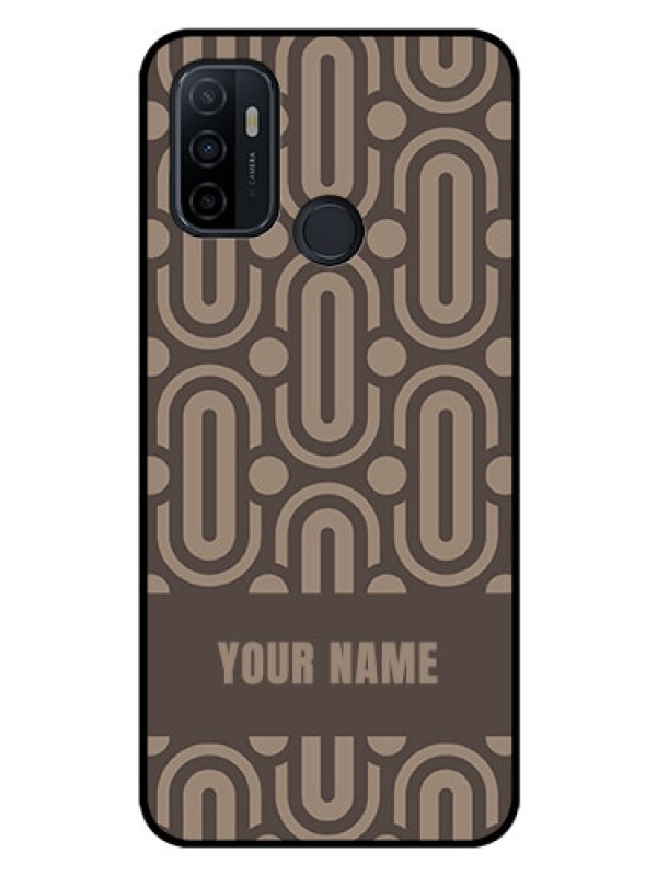 Custom Oppo A53 Custom Glass Phone Case - Captivating Zero Pattern Design