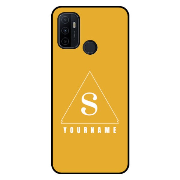 Oppo A53 Personalized Glass Phone Case - simple triangle Design Oppo A53 Personalized Glass Phone Case - simple triangle Design