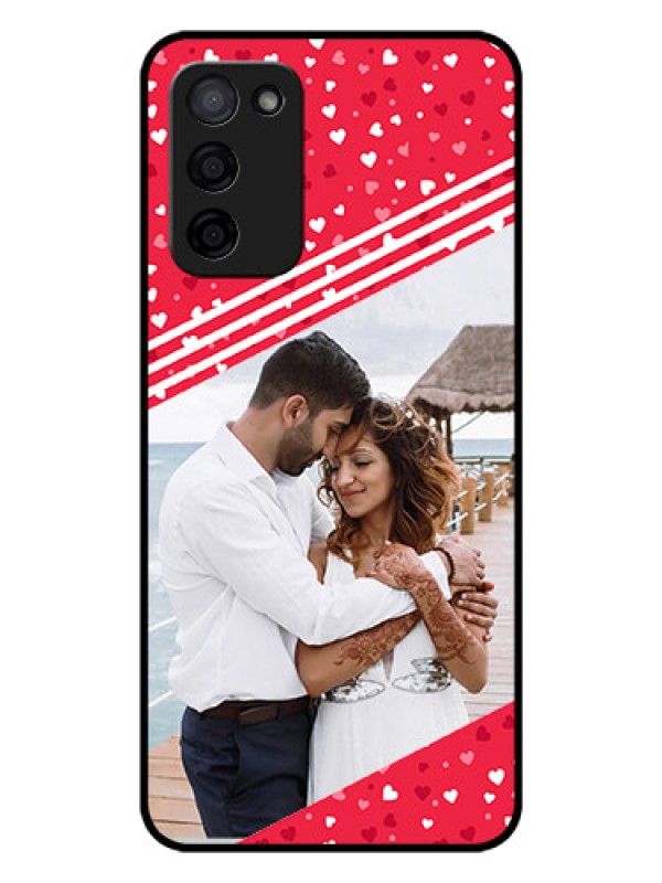 Custom Oppo A53s 5G Custom Glass Mobile Case - Valentines Gift Design