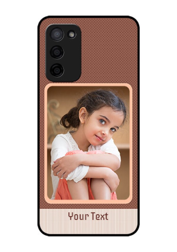 Oppo A53s 5G Custom Glass Phone Case - Simple Pic Upload Design