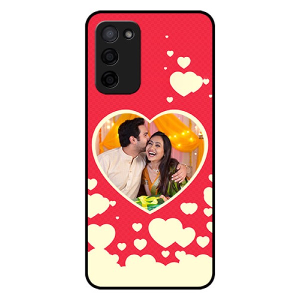 Oppo A53s 5G Custom Glass Mobile Case - Love Symbols Phone Cover Design Oppo A53s 5G Custom Glass Mobile Case - Love Symbols Phone Cover Design