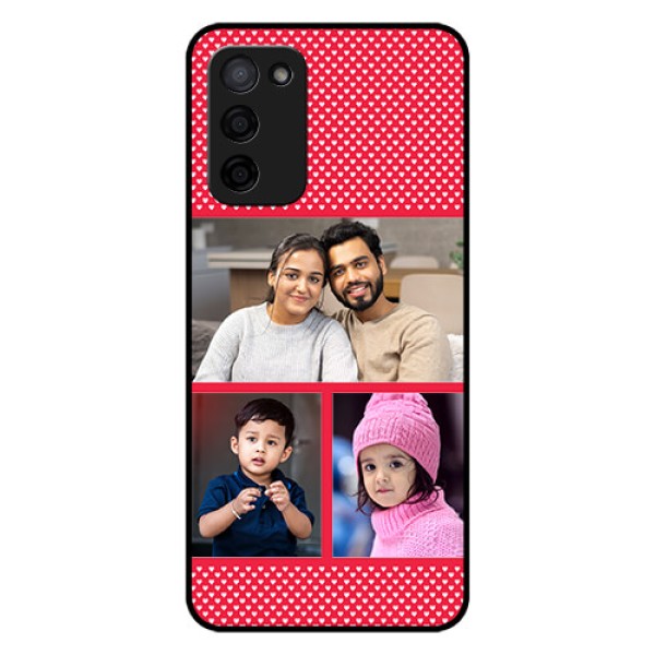 Oppo A53s 5G Personalized Glass Phone Case - Bulk Pic Upload Design