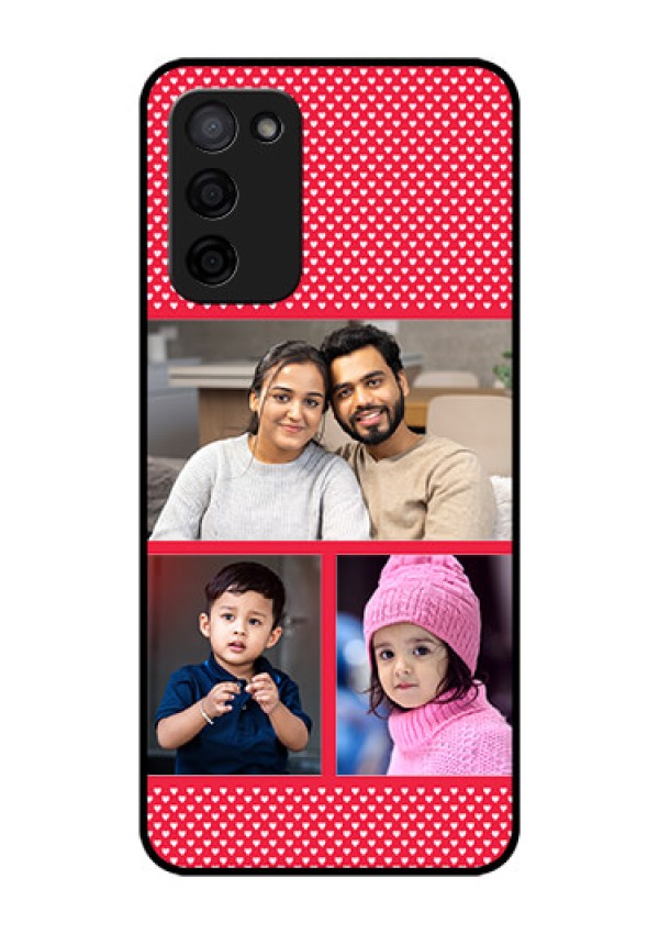 Oppo A53s 5G Personalized Glass Phone Case - Bulk Pic Upload Design