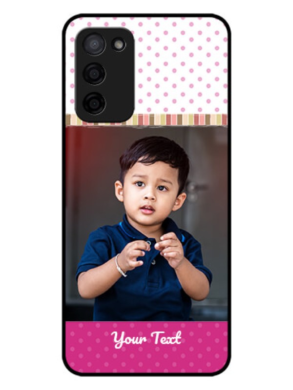 Custom Oppo A53s 5G Photo Printing on Glass Case - Cute Girls Cover Design