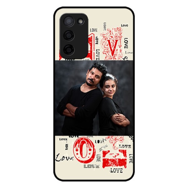 Oppo A53s 5G Photo Printing on Glass Case - Trendy Love Design Case Oppo A53s 5G Photo Printing on Glass Case - Trendy Love Design Case