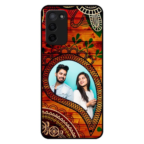 Oppo A53s 5G Personalized Glass Phone Case - Abstract Colorful Design Oppo A53s 5G Personalized Glass Phone Case - Abstract Colorful Design