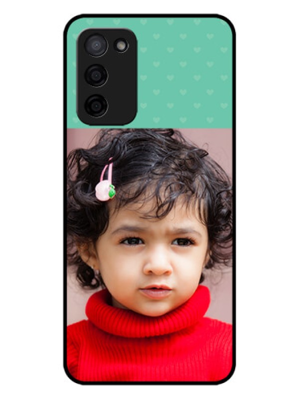 Custom Oppo A53s 5G Custom Glass Phone Case - Lovers Picture Design