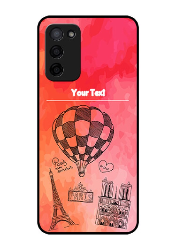 Oppo A53s 5G Custom Glass Phone Case - Paris Theme Design