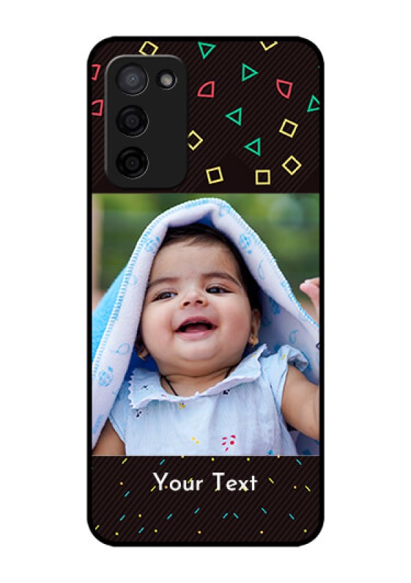 Oppo A53s 5G Custom Glass Phone Case - with confetti birthday design