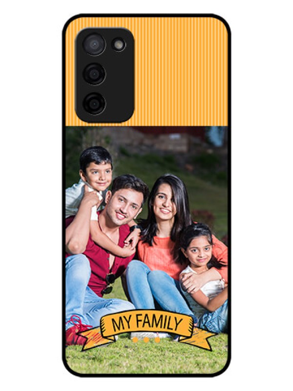 Custom Oppo A53s 5G Custom Glass Phone Case - My Family Design