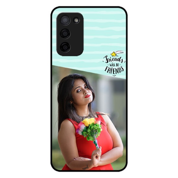 Oppo A53s 5G Custom Glass Phone Case - Friends Picture Icon Design Oppo A53s 5G Custom Glass Phone Case - Friends Picture Icon Design