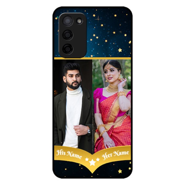 Oppo A53s 5G Custom Glass Phone Case - Galaxy Stars Backdrop Design Oppo A53s 5G Custom Glass Phone Case - Galaxy Stars Backdrop Design