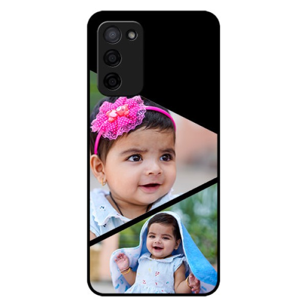 Oppo A53s 5G Custom Glass Phone Case - Semi Cut Design