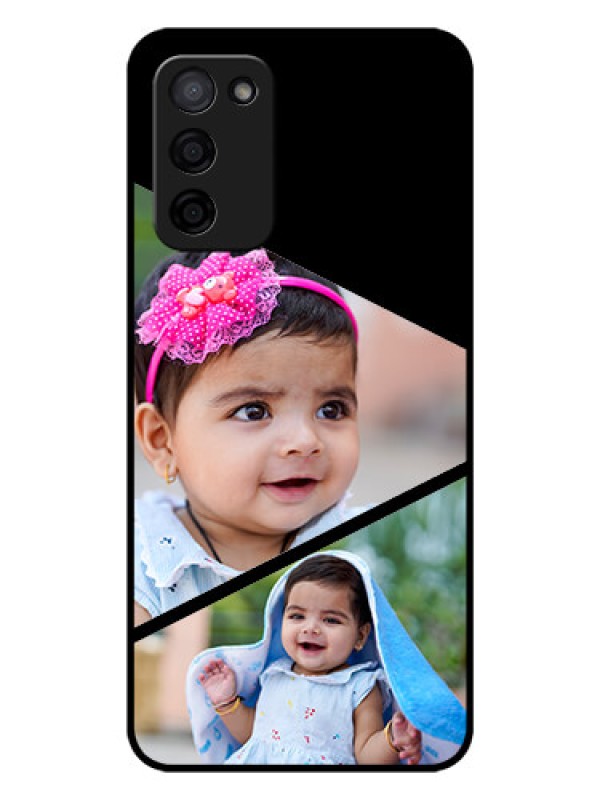 Custom Oppo A53s 5G Custom Glass Phone Case - Semi Cut Design