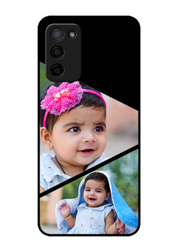 Oppo A53s 5G Custom Glass Phone Case - Semi Cut Design