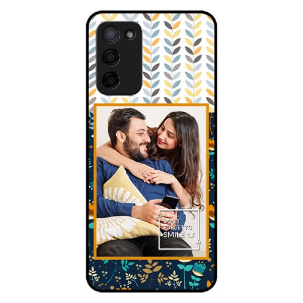 Oppo A53s 5G Custom Glass Mobile Case - Pattern Design