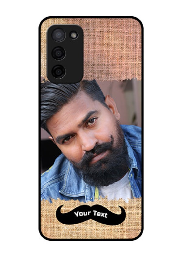 Oppo A53s 5G Personalized Glass Phone Case - with Texture Design