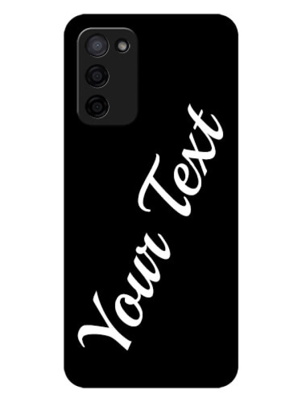 Custom Oppo A53s 5G Custom Glass Mobile Cover with Your Name