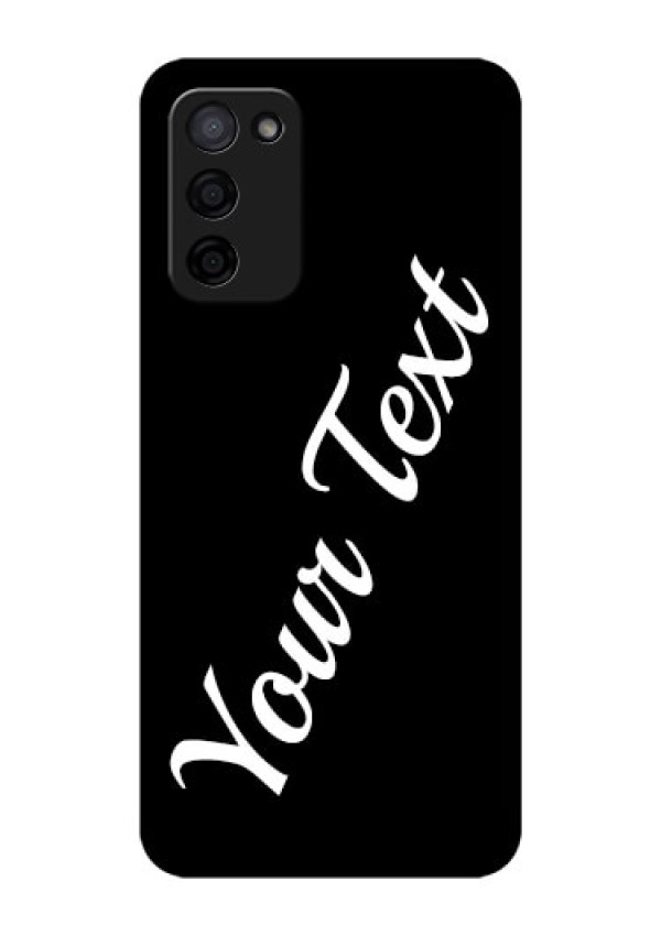 Oppo A53s 5G Custom Glass Mobile Cover with Your Name