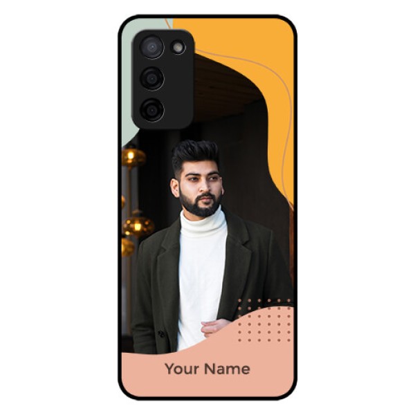 Oppo A53s 5G Personalized Glass Phone Case - Tri-coloured overlay design Oppo A53s 5G Personalized Glass Phone Case - Tri-coloured overlay design
