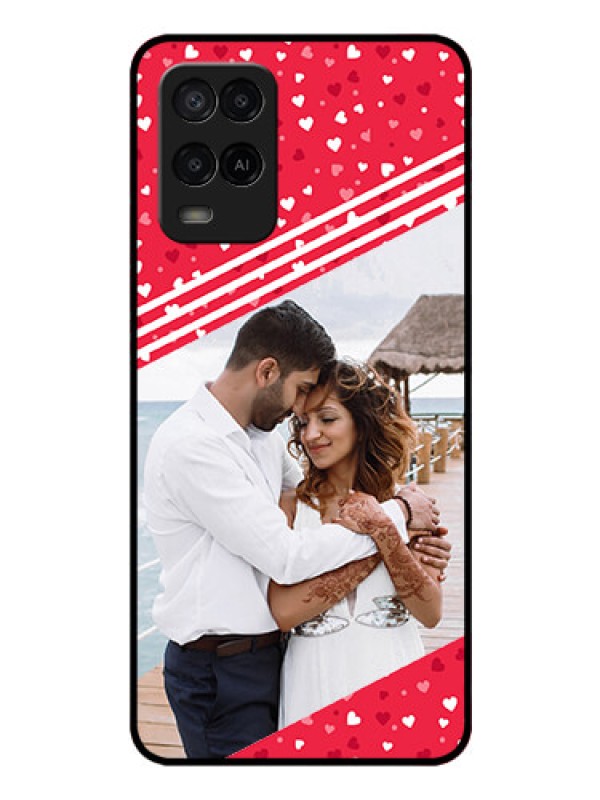 Custom Oppo A54 Custom Glass Mobile Case - Valentines Gift Design