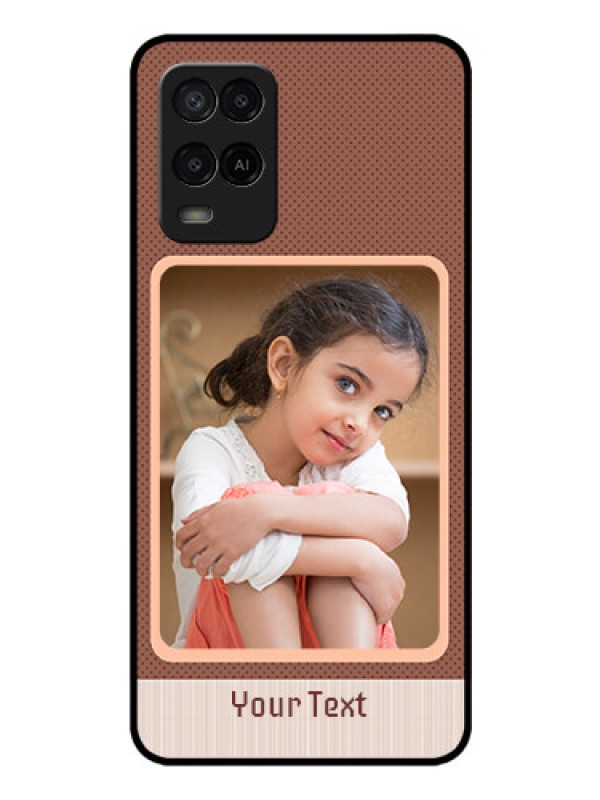 Custom Oppo A54 Custom Glass Phone Case - Simple Pic Upload Design