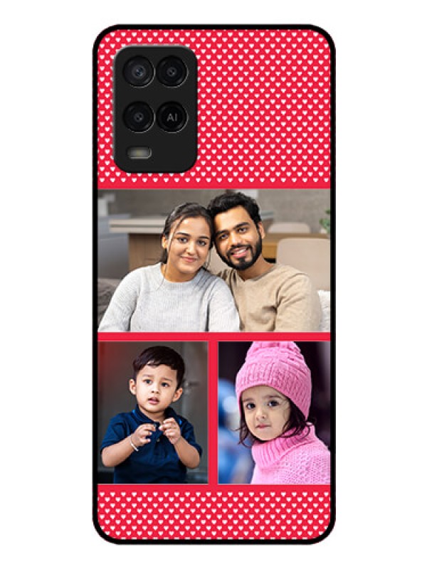 Custom Oppo A54 Personalized Glass Phone Case - Bulk Pic Upload Design