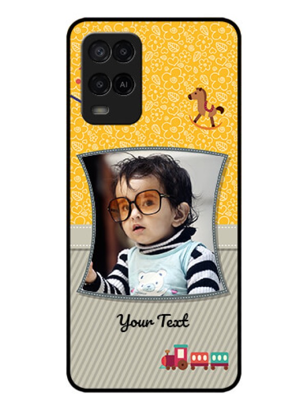 Custom Oppo A54 Personalized Glass Phone Case - Baby Picture Upload Design