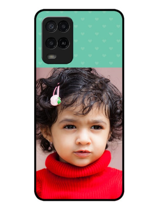 Custom Oppo A54 Custom Glass Phone Case - Lovers Picture Design