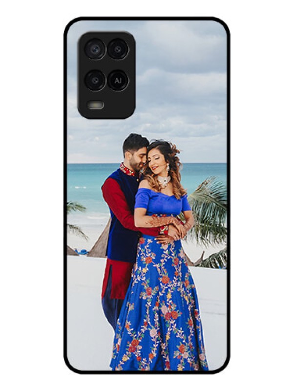 Custom Oppo A54 Photo Printing on Glass Case - Upload Full Picture Design
