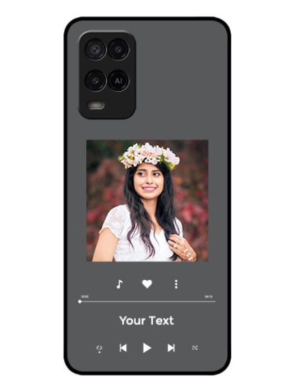 Custom Oppo A54 Custom Glass Mobile Case - Play The Music Design