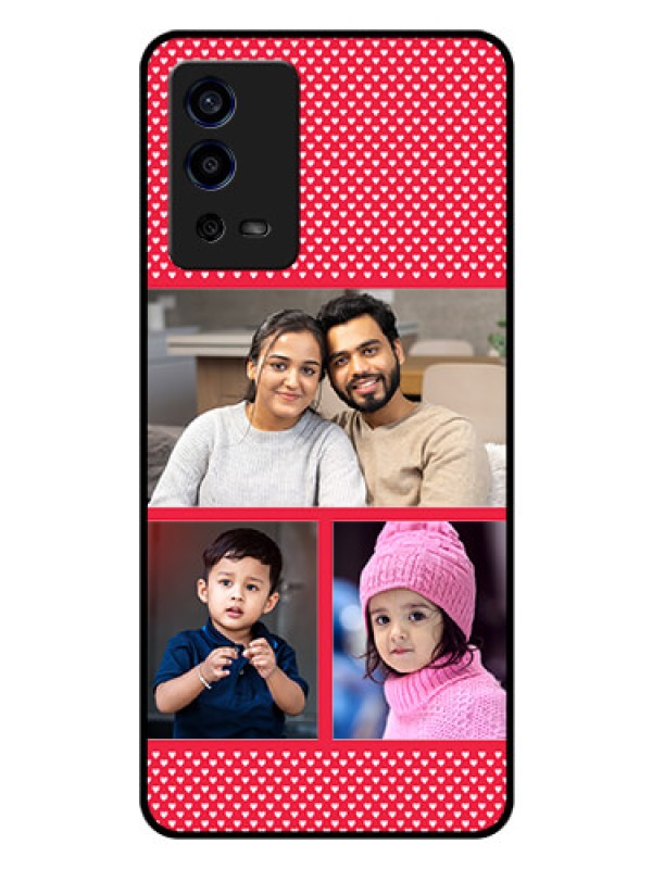 Custom Oppo A55 Personalized Glass Phone Case - Bulk Pic Upload Design